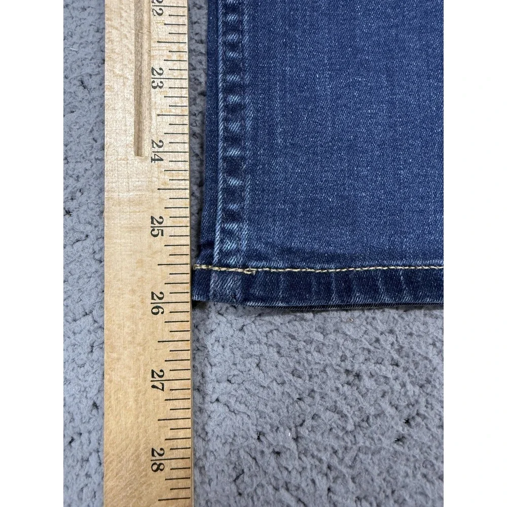Dovetail Workwear The Maven Slim Jeans Womens 8/28 Blue Utility Stretch Denim